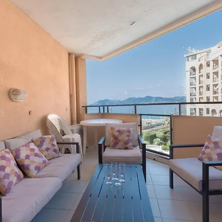 Serene Azure With Riveria View Lägenhet Cannes